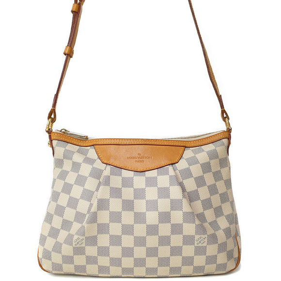 Louis Vuitton Syracuse PM Shoulder Bag Damier Azur - Picture 1 of 9